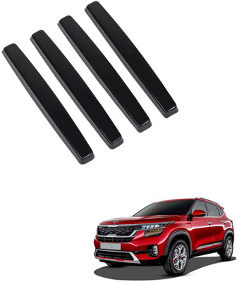 COSMOGEAR Rubber Car Door Guard(Black, Pack of 4, Kia, Seltos GTK 1.4)