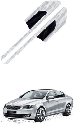 PROEDITION Plastic Car Bumper Guard(Silver, Pack of 4, Skoda, Octavia)