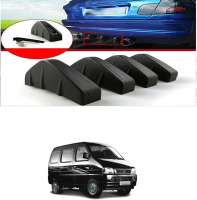 PRTEK Plastic Car Bumper Guard(Black, Pack of PACK OF 4, Maruti, Versa)