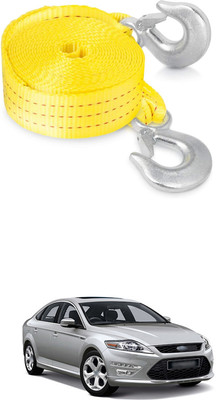 GONAMA Universal Heavy-Duty Tow Strap with Metal Safety Hooks 5 tons Polyester s38 1 m Towing Cable(Plastic, 1 kg Pull Capacity)