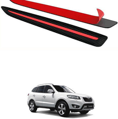 XZRTZ Plastic Car Bumper Guard(Black, Pack of 1, Hyundai, i10)