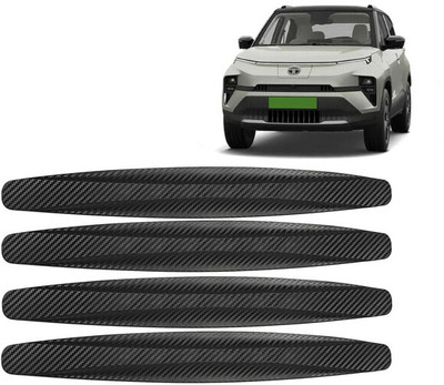 Selifaur Rubber Car Bumper Guard(Black, Pack of 4, Tata, Universal For Car)