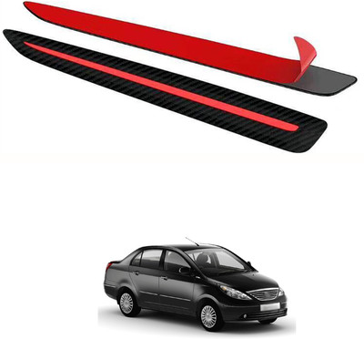 XZRTZ Plastic Car Bumper Guard(Black, Pack of 1, Skoda, Octavia)