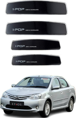 DriveXpert Plastic Car Door Guard(Black, Pack of 4, Toyota, Etios)
