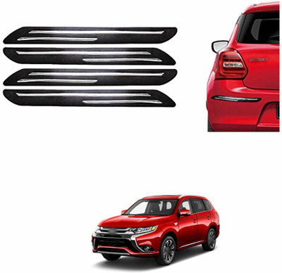 PROEDITION Plastic, Rubber Car Bumper Guard(Black, Pack of 4, Mitsubishi, Outlander)