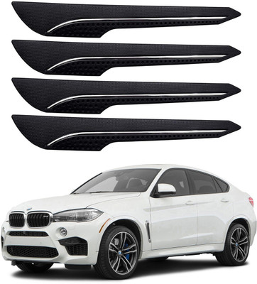 Oshotto Rubber Car Bumper Guard(Black, Pack of 4, BMW, X6)