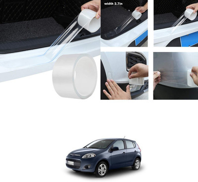 PECUNIA Plastic Car Bumper Guard(White, Pack of 1, Fiat, Palio)