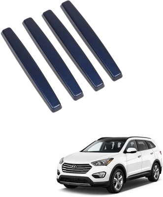 COSMOGEAR Rubber Car Door Guard(Blue, Pack of 4, Hyundai, SantaFe)