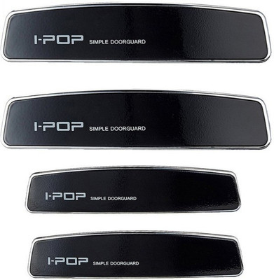 JK Beauty Plastic, Nickel Car Door Guard(Black, Pack of 4, Volkswagen, Polo)