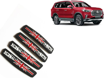 Selifaur Silicone, Rubber Car Door Guard(Black, Red, Pack of 4, MG, Universal For Car)