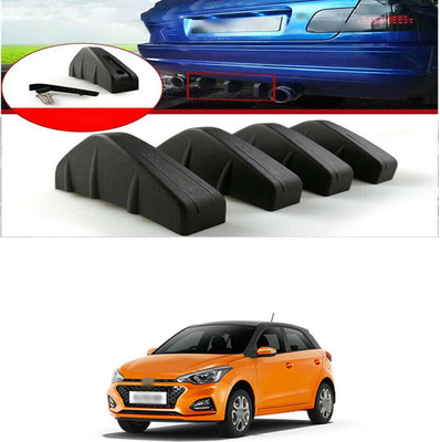PRTEK Plastic Car Bumper Guard(Black, Pack of PACK OF 4, Ford, Endeavour)