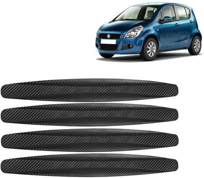 Selifaur Rubber Car Bumper Guard(Black, Pack of 4, Maruti, Ritz)