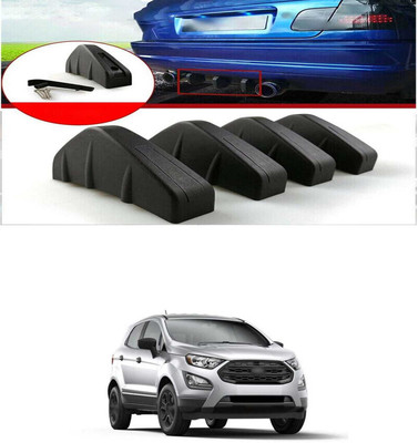 PRTEK Plastic Car Bumper Guard(Black, Pack of PACK OF 4, Hyundai, Universal For Car)