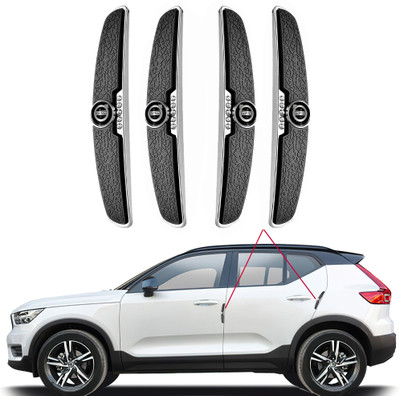 ZOTIMO Silicone, Rubber, Steel Car Door Guard(Black, Pack of 4, Volvo, S60, V40, Universal For Car)