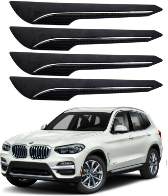 Oshotto Rubber Car Bumper Guard(Black, Pack of 4, BMW, X3)