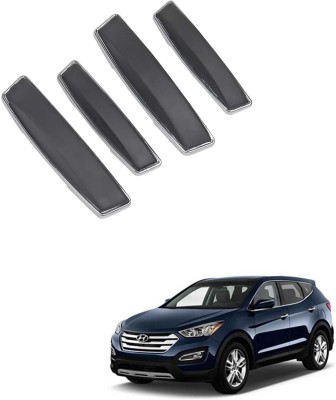 COSMOGEAR Rubber Car Door Guard(Black, Pack of 4, Hyundai, SantaFe)