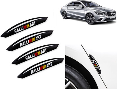 Selifaur Rubber, Silicone Car Door Guard(Black, Red, Pack of 4, Mercedes Benz, CLA-Class)