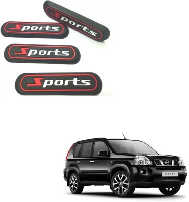 Etradezone Rubber Car Door Guard(Red, Black, Pack of 4, Nissan, X-Trail)