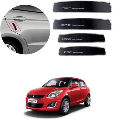 arneja trading company Steel, Plastic Car Door Guard(Black, Pack of 4, Maruti, Swift)