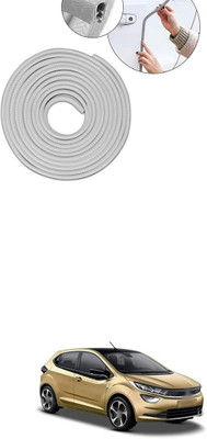 GONAMA Stainless Steel, Plastic Car Bumper Guard(White, Pack of 1, Toyota, Universal For Car)