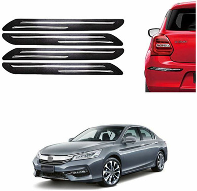 PROEDITION Plastic, Rubber Car Bumper Guard(Black, Pack of 4, Honda, Accord)