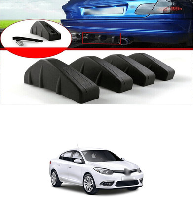 PRTEK Plastic Car Bumper Guard(Black, Pack of PACK OF 4, Maruti, Universal For Car)