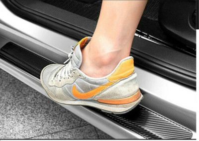 Mr Sigma carbon fiber black Door Sill Plate