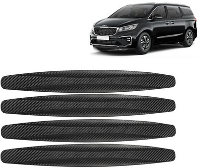 Selifaur Rubber Car Bumper Guard(Black, Pack of 4, Kia, Universal For Car)