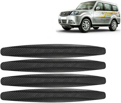 Selifaur Rubber Car Bumper Guard(Black, Pack of 4, Tata, Sumo Grande)