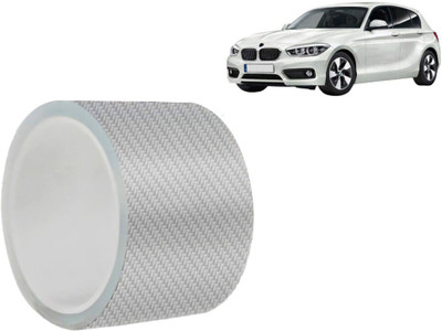 Selifaur Plastic Car Door Guard(White, Silver, Pack of 1, BMW, 1 Series)