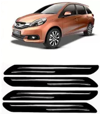 OOLTAH PAHIYA Plastic Car Bumper Guard(Black, Silver, Pack of 4, Honda, Mobilio)