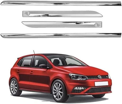 CARXTREME Plastic Car Door Guard(Silver, Pack of 4, Volkswagen, Polo)