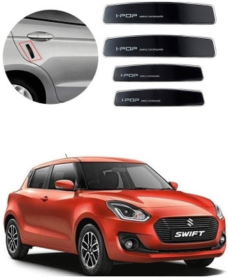 ARNEJA Plastic, Carbon Steel Car Door Guard(Black, Pack of 4, Maruti, Swift)