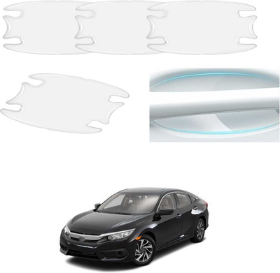 PRTEK Plastic Car Door Guard(White, Pack of 4, Ford, Universal For Car, Universal For Car)