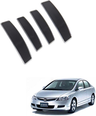 COSMOGEAR Rubber Car Door Guard(Black, Pack of 4, Honda, Civic)