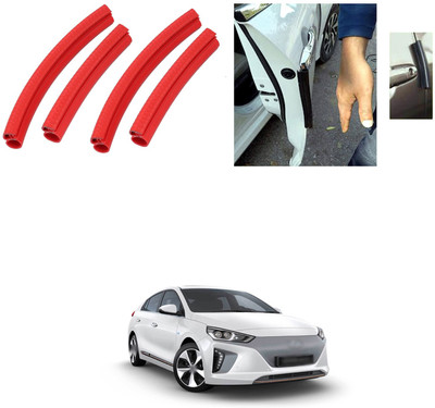 PROEDITION Aluminium, Rubber Car Door Guard(Red, Pack of 4, Hyundai, Universal For Car)