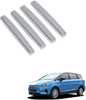 COSMOGEAR Rubber Car Door Guard(Silver, Pack of 4, Volkswagen, Vento)