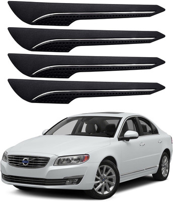 Oshotto Rubber Car Bumper Guard(Black, Pack of 4, Volvo, S80)