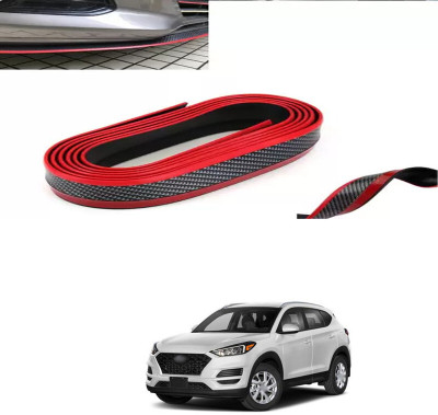 XZRTZ Rubber Car Bumper Guard(Red, Pack of 1, Universal For Car, Tucson)