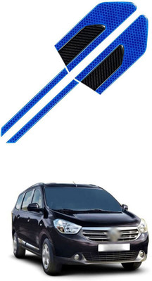 PRTEK Plastic Car Bumper Guard(Blue, Pack of 4, Renault, Lodgy)