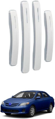 Suprozo Plastic Car Door Guard(White, Pack of 4pc Premium Set Universal, Toyota, Corolla Altis)
