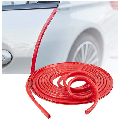 PPSACCESSORIES Rubber, PTFE (Non-stick) Car Door Guard(Red, Pack of 1, Universal For Car, Universal For Car)