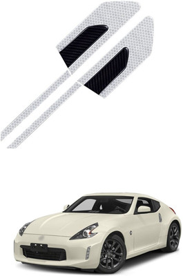 PRTEK Plastic Car Bumper Guard(Silver, Pack of 4, Nissan, 370z)