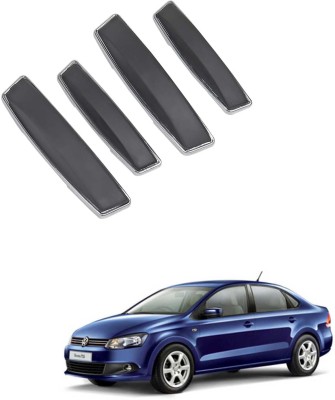 COSMOGEAR Rubber Car Door Guard(Black, Pack of 4, Volkswagen, Vento)