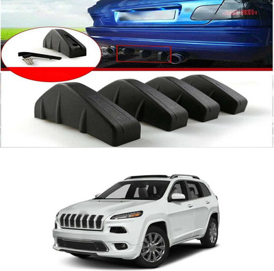 PRTEK Plastic Car Bumper Guard(Black, Pack of PACK OF 4, Chevrolet, Cruze)