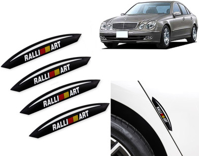 Selifaur Rubber, Silicone Car Door Guard(Black, Red, Pack of 4, Mercedes Benz, E240)
