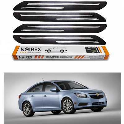 ZIMBER Rubber, Stainless Steel Car Bumper Guard(Black, Pack of Pack Of 4, Chevrolet, Cruze)