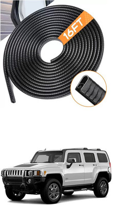 PRTEK Rubber Car Door Guard(Black, Pack of 1, GM, Hummer H3)