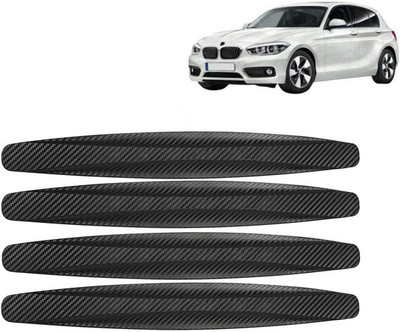 Selifaur Rubber Car Bumper Guard(Black, Pack of 4, BMW, 1 Series)