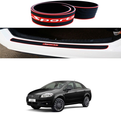 PRTEK Rubber Car Bumper Guard(Black, Pack of 1, Universal For Car, Linea)